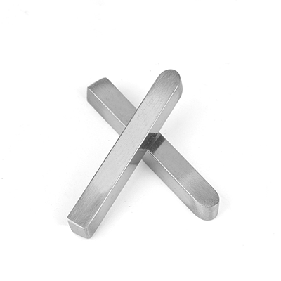 304不锈钢普通型平键C型(一头方一头圆)GB1096C